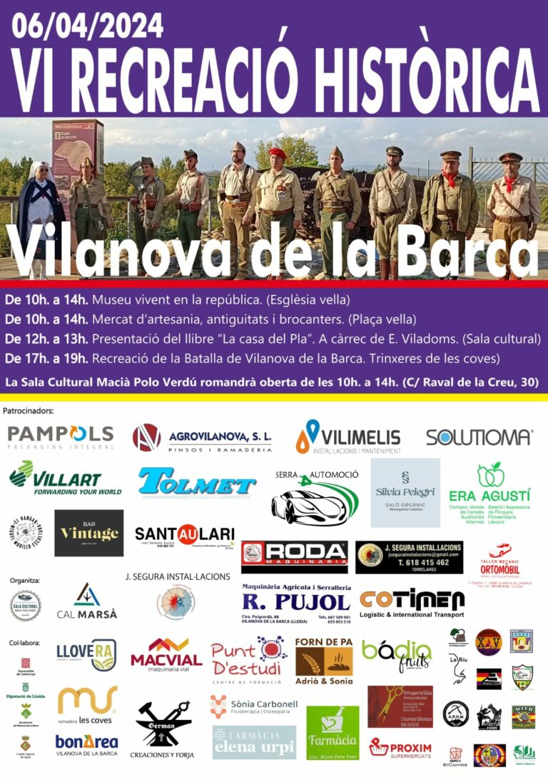 Recreació històrica a Vilanova de la Barca